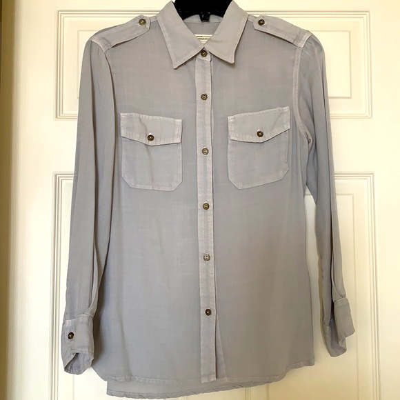 CURRENT/ELLIOTT Buttoned Down Long Sleeve Shirt - Picture 2 of 5
